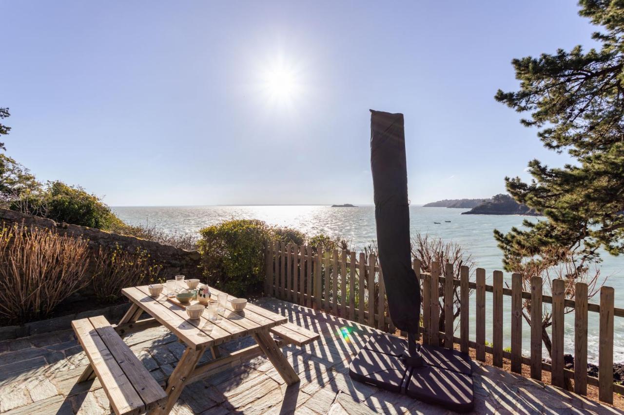 Jardin Sur L'Eau - Appt Vue Mer 캉칼 외부 사진
